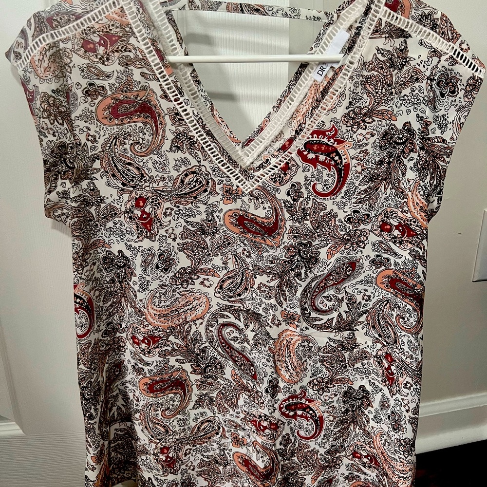 Daniel Rainn paisley shirt - small
